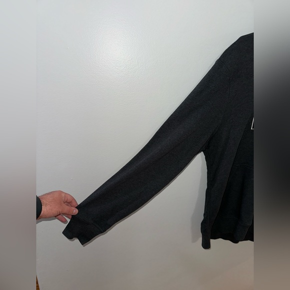 NWT LG Puma Dark Grey Heather and Black Logo Drycell Hoodie - Picture 4 of 12